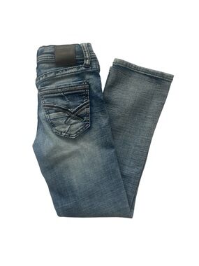 BKE Boys Jake Straight Denim Blue Jeans.